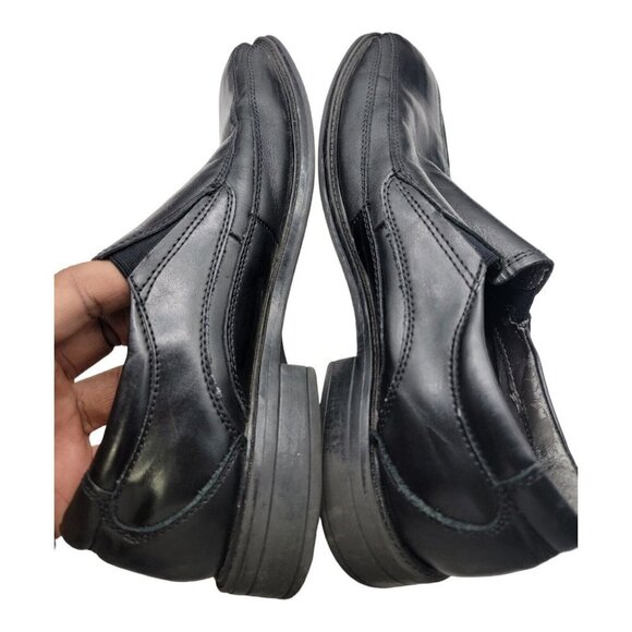 Dockers Shoes Mens Size 8.5 Black Leather Slip On Casual Walking Dress
